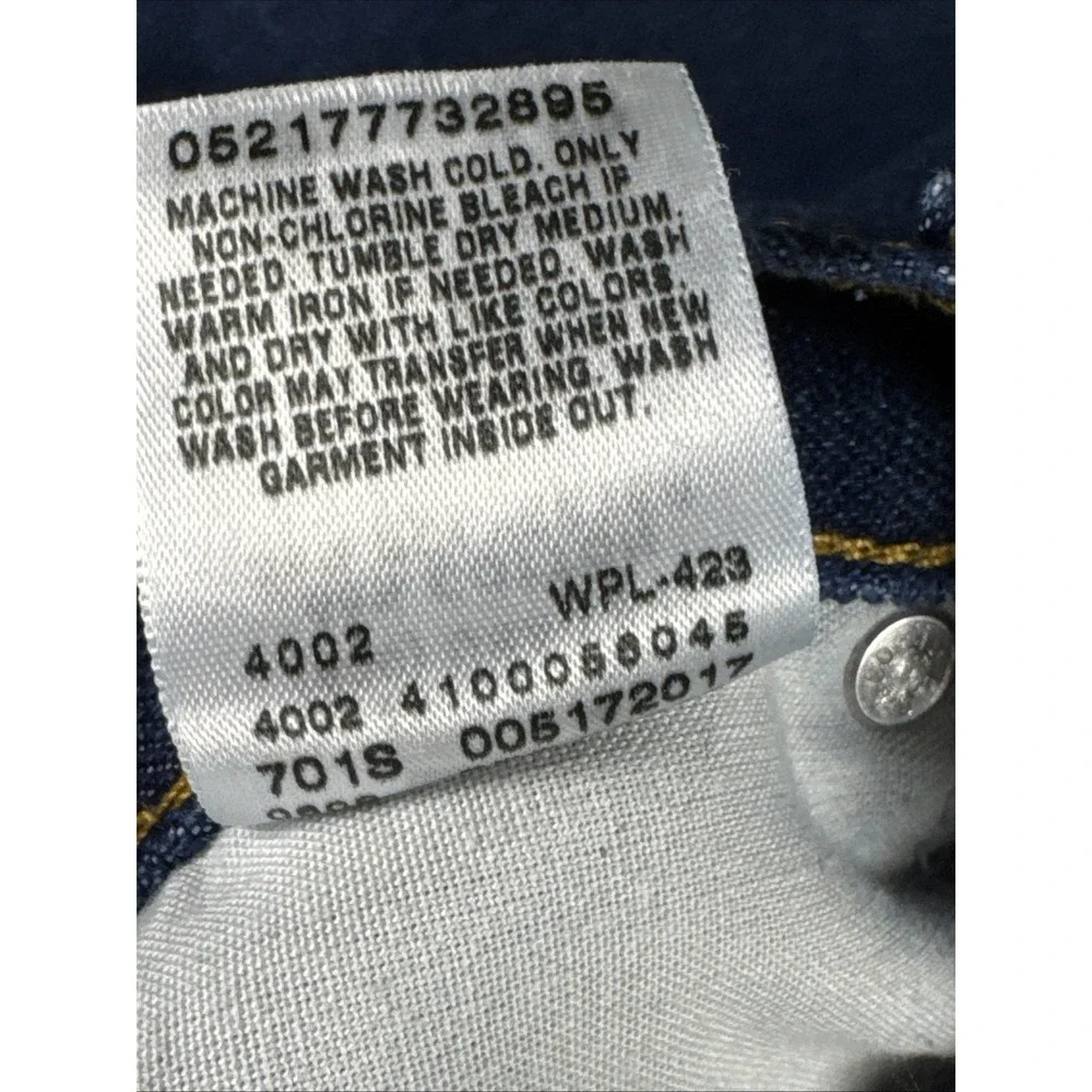 Levi's 517 Boot Cut Jeans 517 Dark wash Denim Men's 36 x 29 Y2K